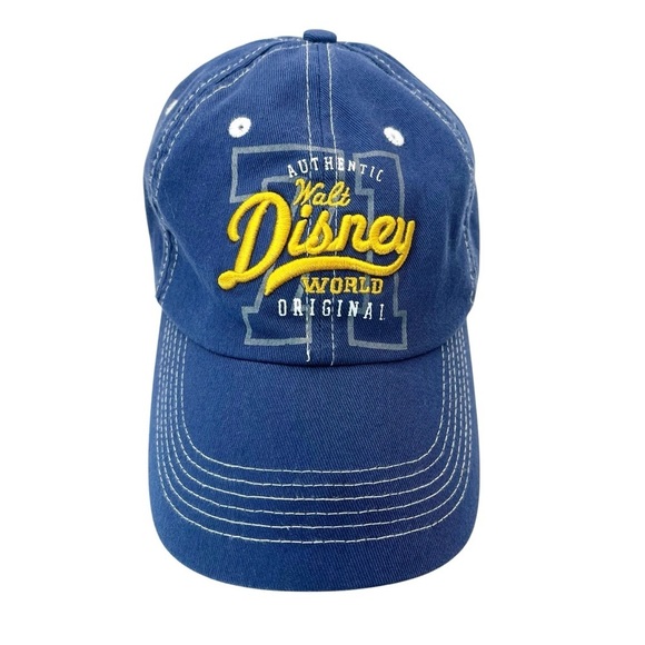 Original Walt Disney World Parks Blue Adjustable Strap Back Hat Cap Unisex OSFM - Picture 1 of 10